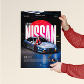 1989 Nissan JDM Dream – Retro Anime Poster